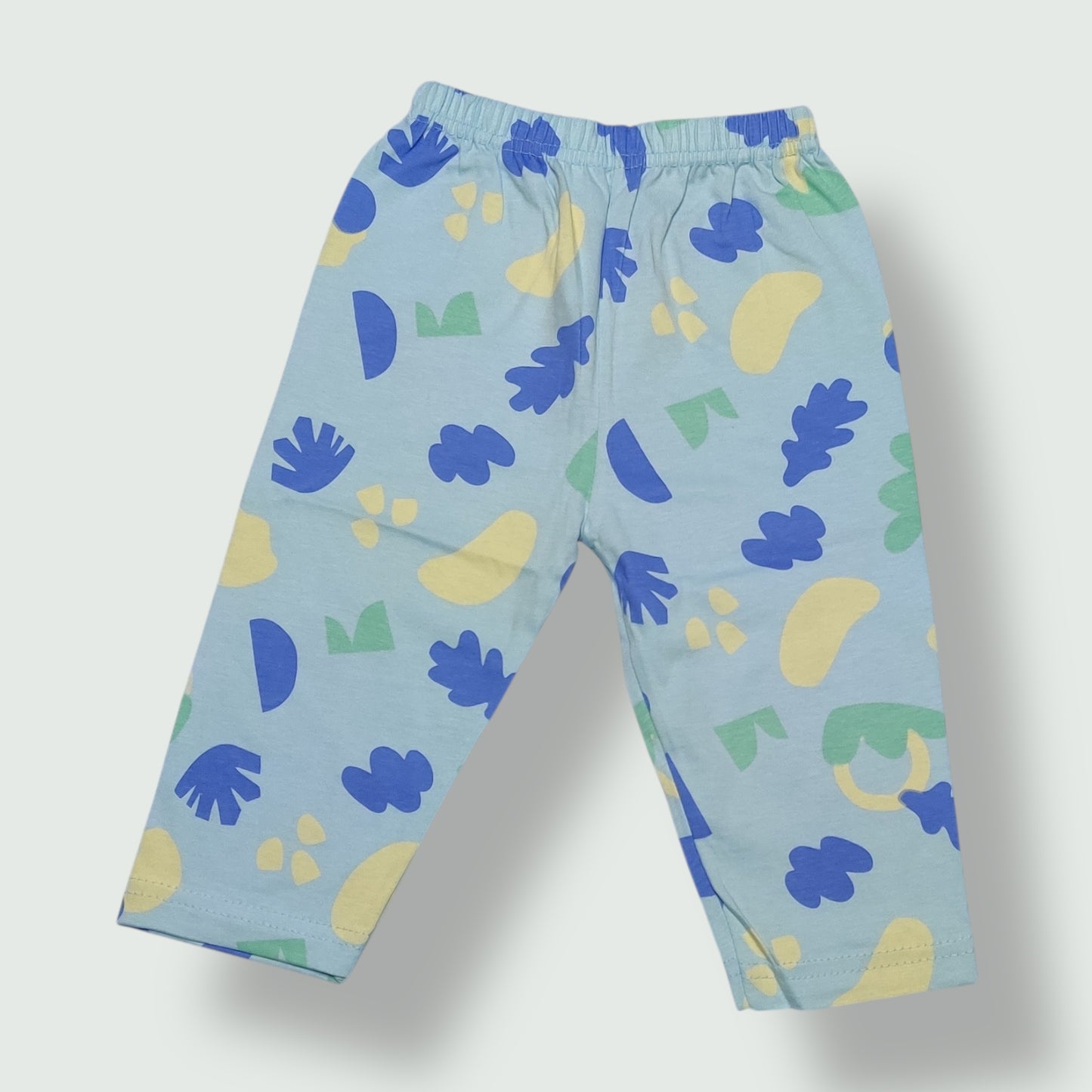 Aqua Breeze baby pant with printed abstract design