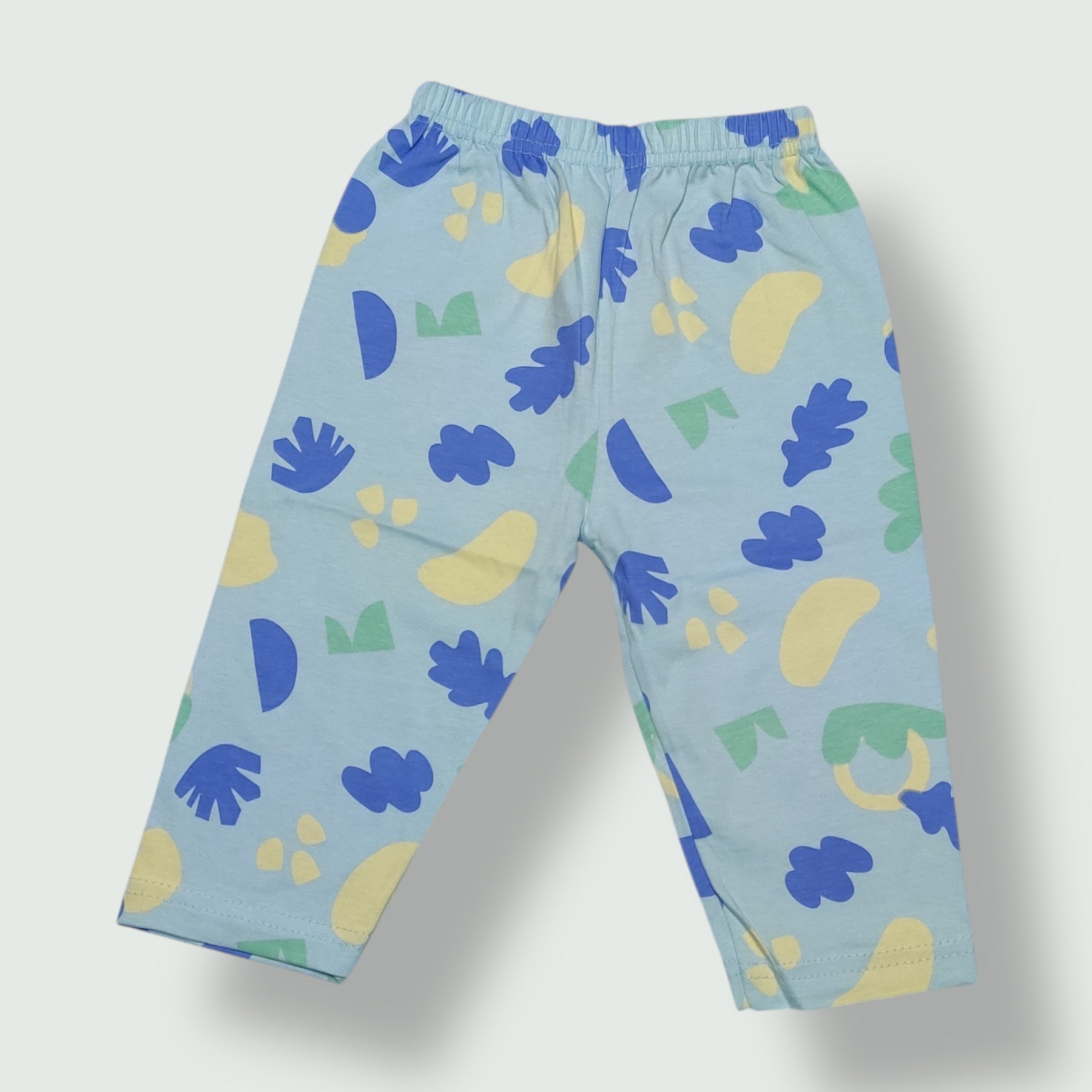 Aqua Breeze baby pant with printed abstract design
