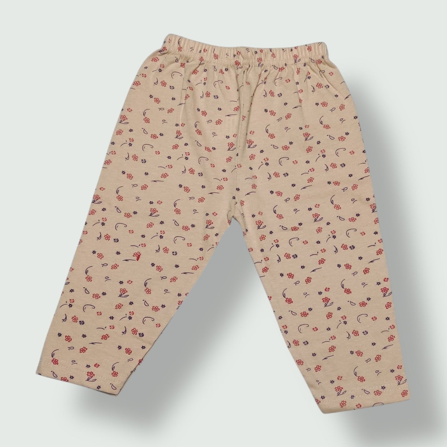 Mellow sand baby pant with floral print back view