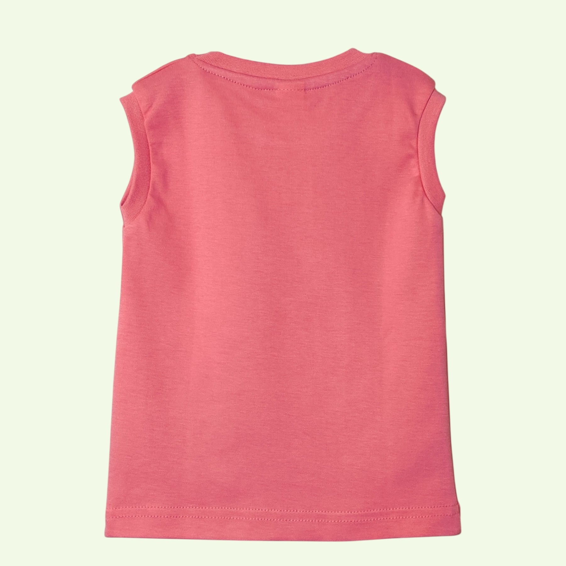 Blush pink baby t-shirt back view