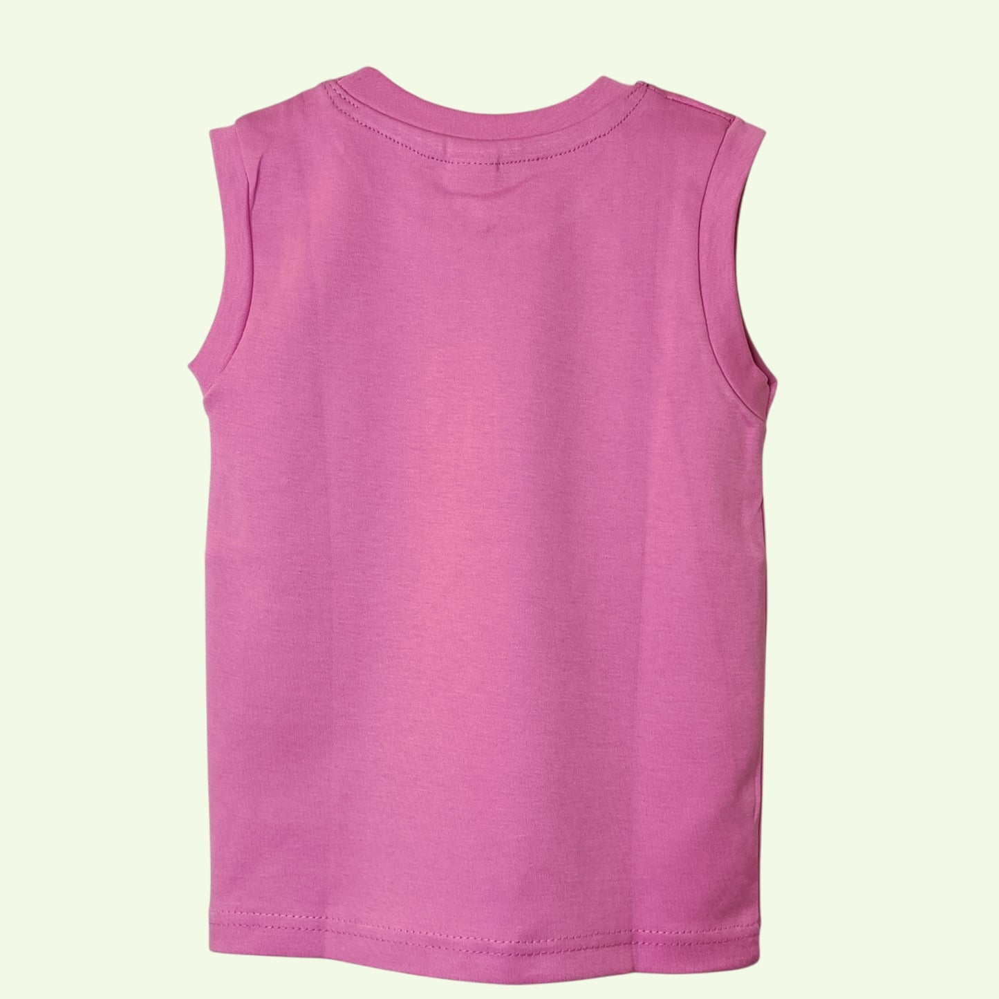 Orchid pink baby t-shirt back view