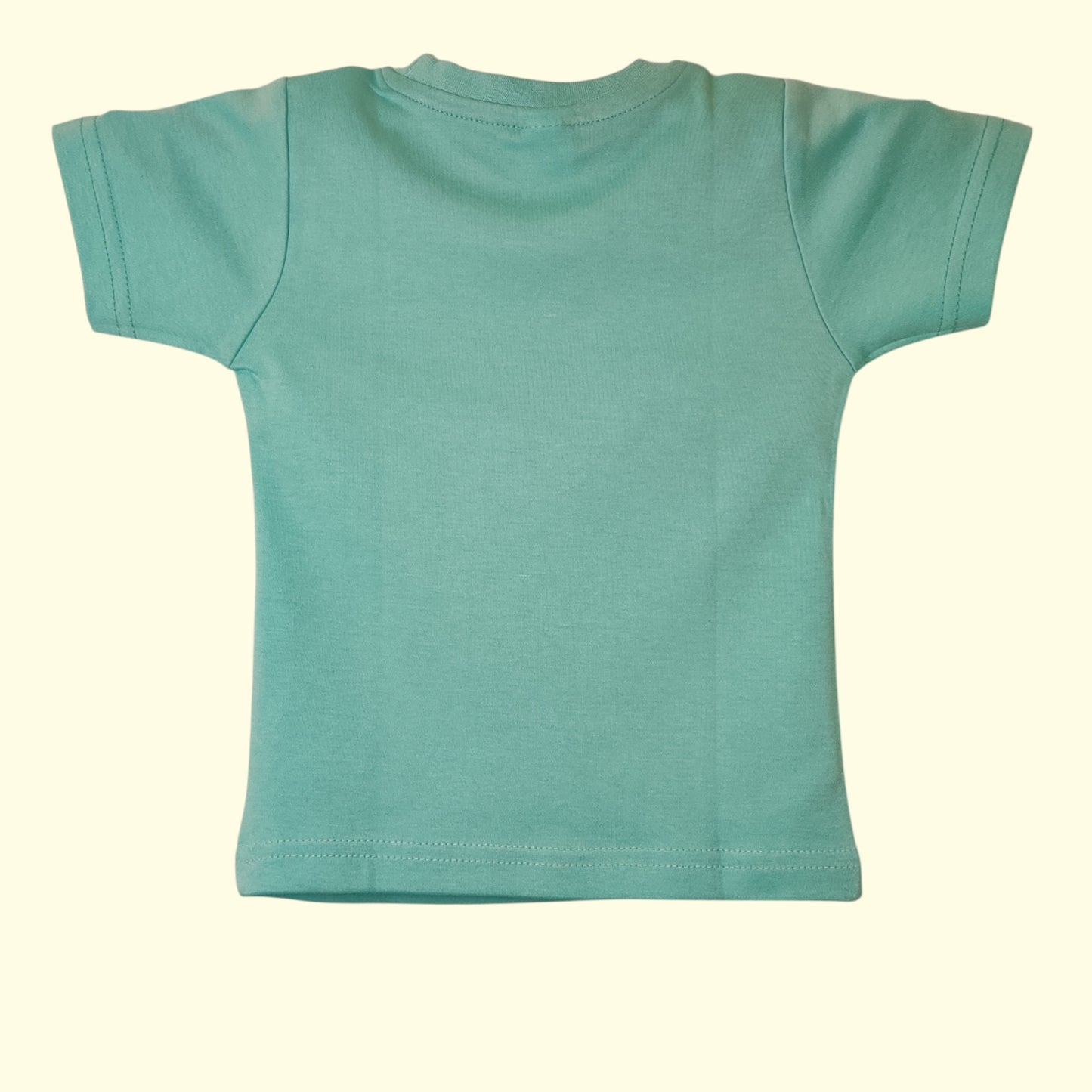 Unisex aqua green baby cotton t-shirt